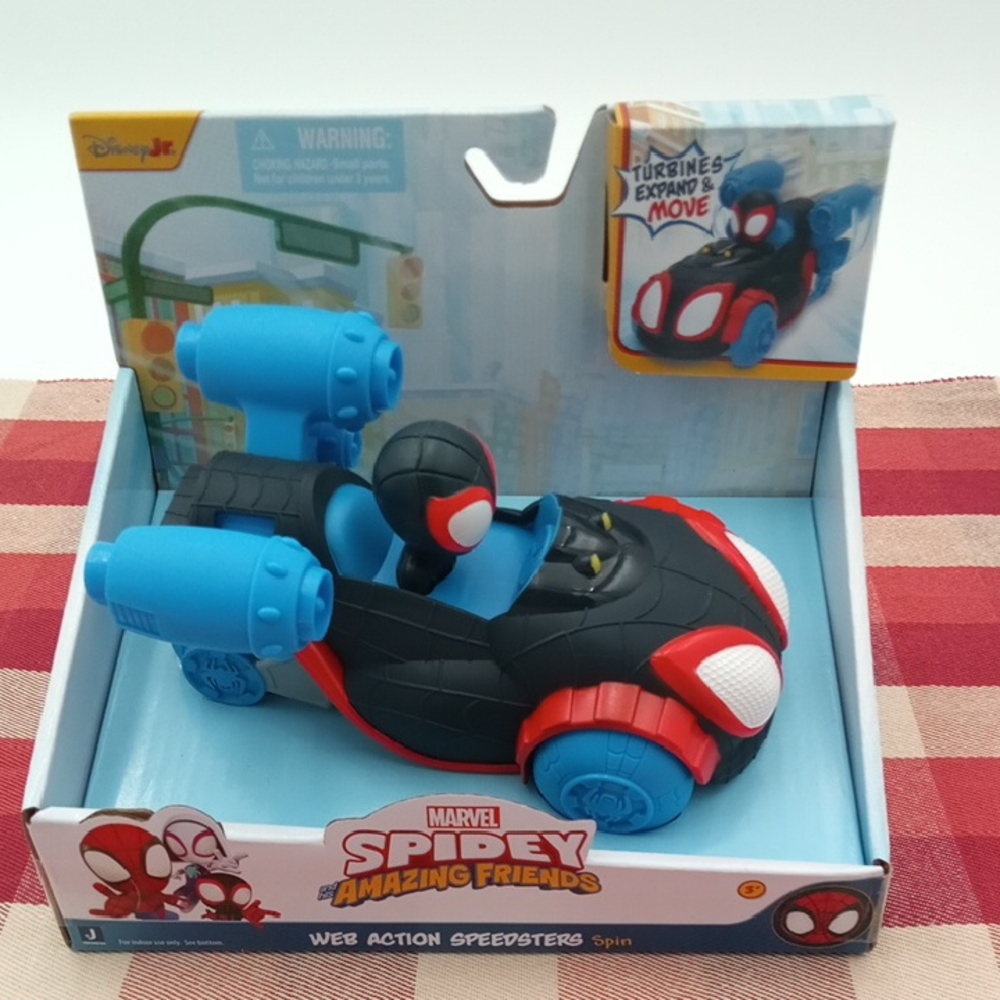 Marvel Spidey And His Amazing Friends Web Action Speedsters Spin